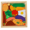3D Wooden Food Jigsaw Puzzle | Montessori Learning Toy (CZ-0024-5)