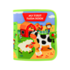 First Farm Felt Book for 1 to 3 Years – Early Learning Toy | Green Interactive Learning Book