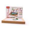 Kids 4-in-1 Magnetic Math & Drawing Montessori Wooden Case – Princess Theme (CZ-0023-3)