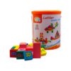 Letter Wooden Blocks Castle Shape 40PCS – Educational Toy for Kids | Multi-Color