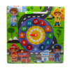 Montessori Police Wooden Clock Puzzle 5-in-1 with Whiteboard – Kids Learning Toy(CZ-0012-4)