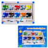 Car Colour & Number Classification Maze – Wooden Magnetic Educational Toy | Multi-Colour (CZ-0020)